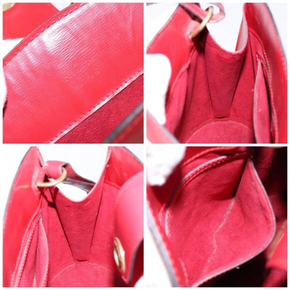 LOUIS VUITTON Epi Cluny Shoulder Bag Red M52257 LV Auth gh714 - Picture 15 of 16